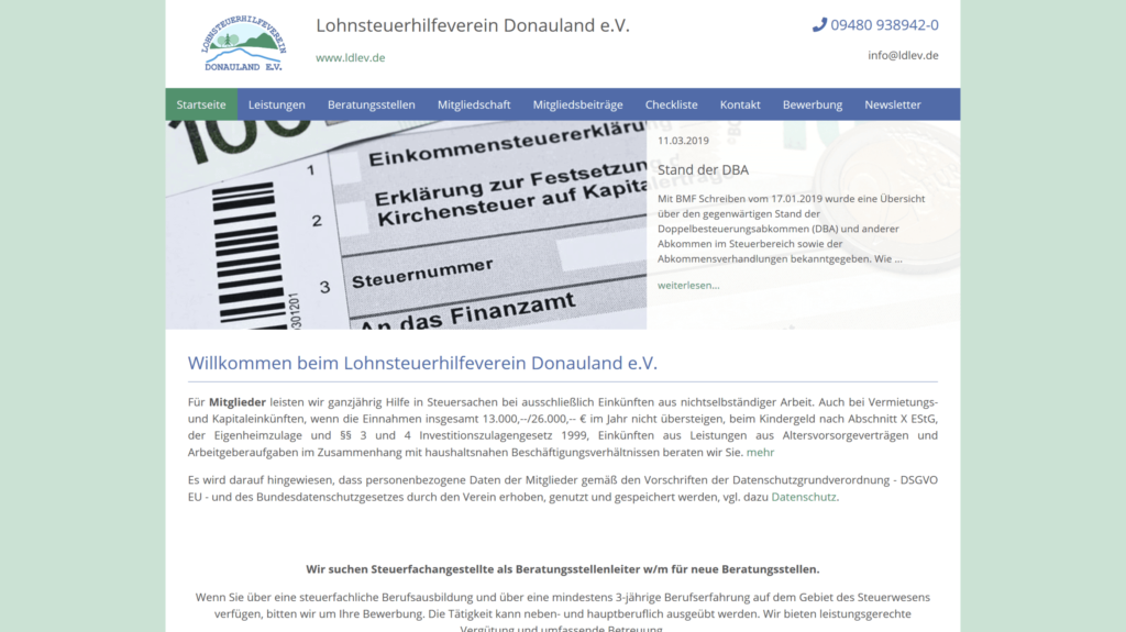 Lohnsteuerhilfeverein Donauland e.V.