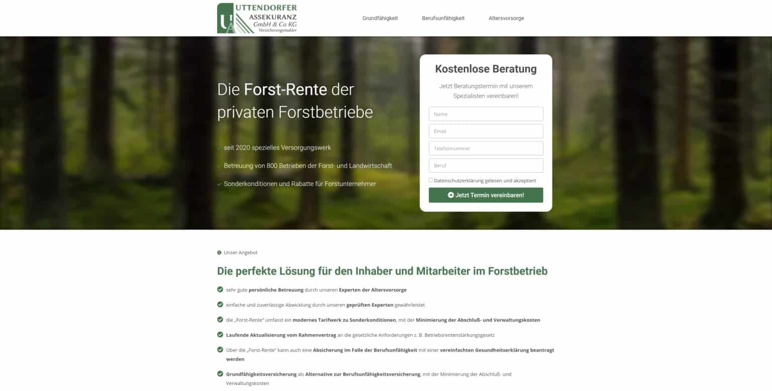 Insurance for forest entrepreneurs